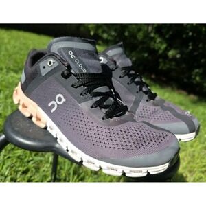 On Running Cloudflow 3.0 Rock Grey Rose Running Shoes 35.99234 Women's Size 8